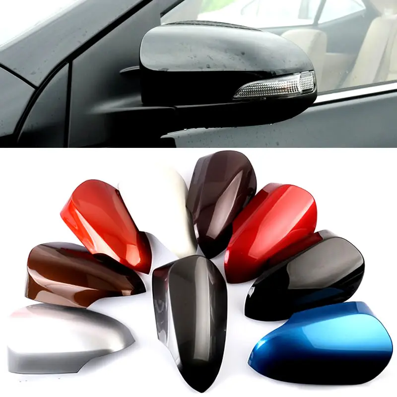 Outside Rearview Mirror Cover Wing Door Side Mirror Shell Cap Housing For Toyota Yaris 2012 2013 2014 2015 2016 2017 2018 2019