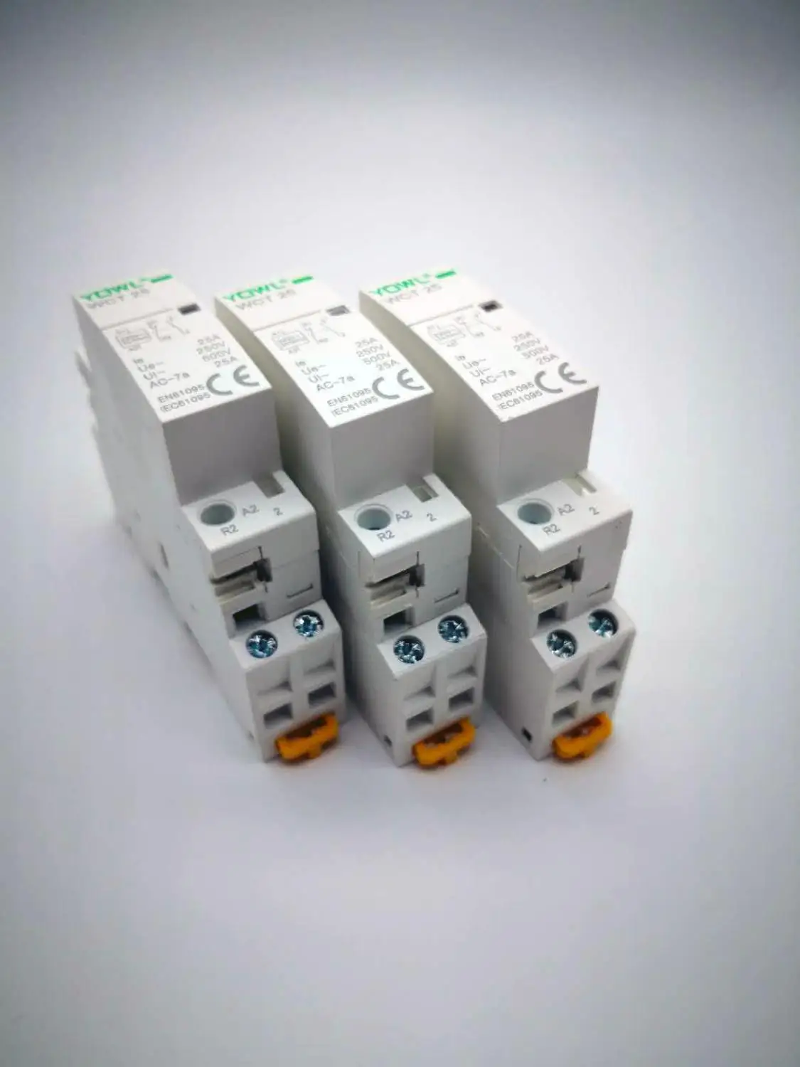 قواطع معيارية 1-25 2P 16A 20A 25A 220V/230V 50/60HZ ، موصل معياري 2NO 1NO1NC 2NC ، وحدة اتصال منزلية CT