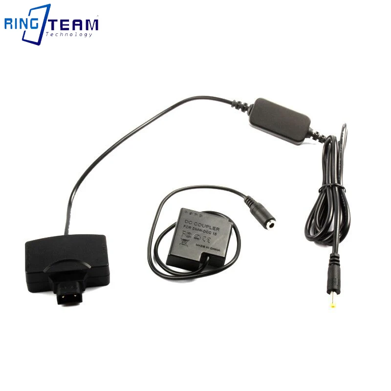 

5V D-TAP to USB Adapter + DMW-BLH7E DMW-DCC15 DC Coupler (Dummy Battery) for Panasonic Lumix GM1 GM5 GF7 GF8 Cameras