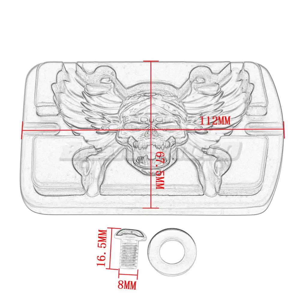 Motorcycle Footpegs Brake Pedal Pad Cover For Harley Dyna Switchback FLD Fatboy FLSTF Heritage Softail Classic FLSTC Road Glide view 2