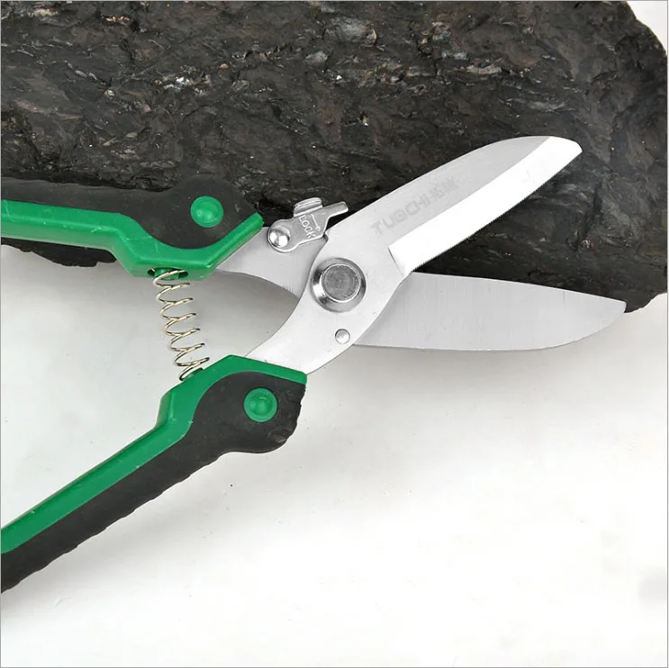 Metal Sheet Cutting Scissor Serrated Multi-purpose Industrial Scissors Tin Snips Aluminum Steel Cutter Shears Hand Tools