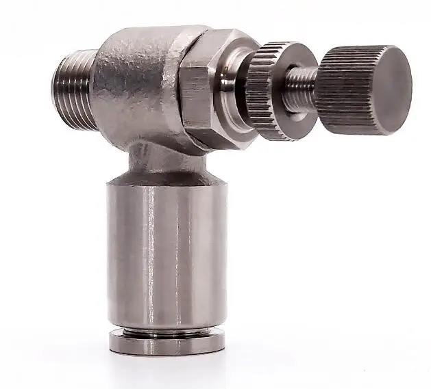 Stainless steel speed control switch throttle valve SL4 SL6 SL8 SL10 SL12-M5-01-02-03-04