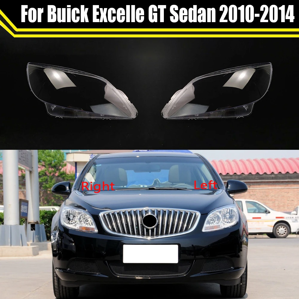 Car Front Transparent Lampshade Headlight Cover Light Shell Glass Lens Case For Buick Excelle GT Sedan 2010 2011 2012 2013 2014