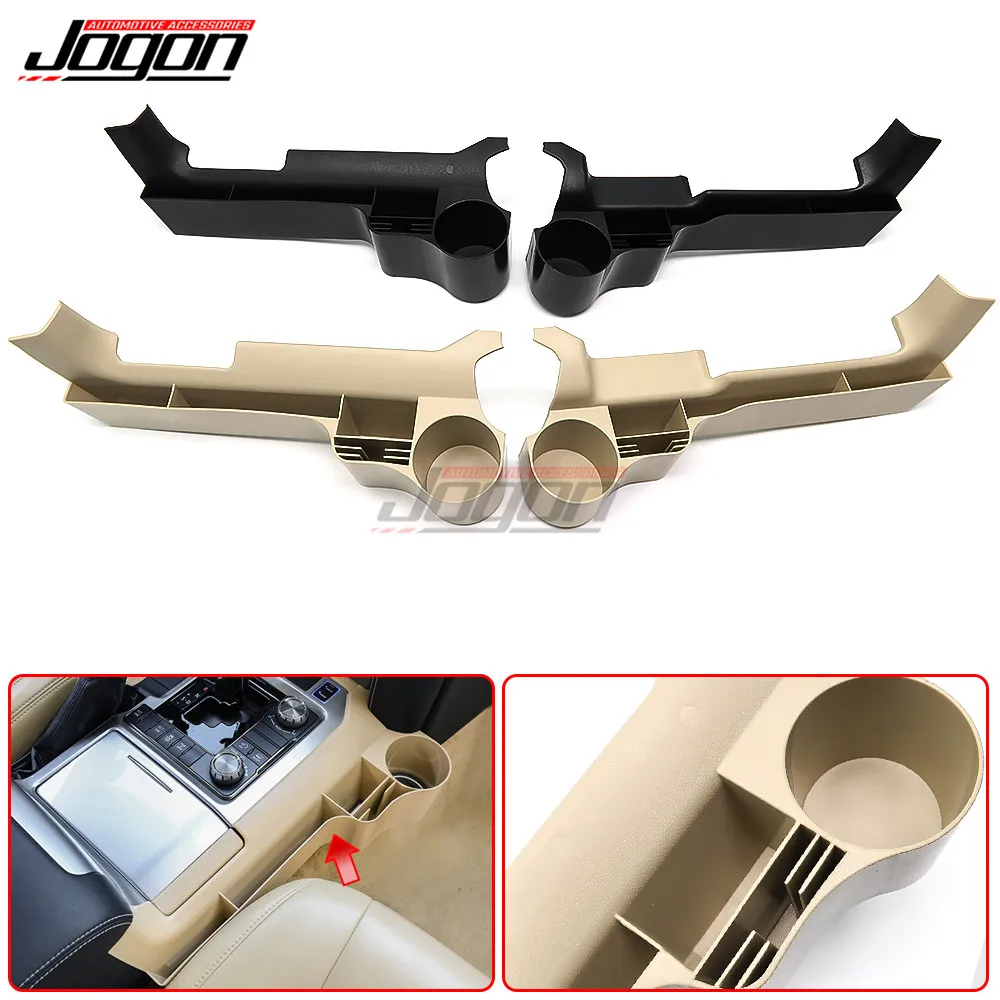 

LHD Accessories Car Interior Modification Shift Gear Cup Holder Gap Storage Box For TOYOTA LAND CRUISER LC200 FJ200 2016-2021