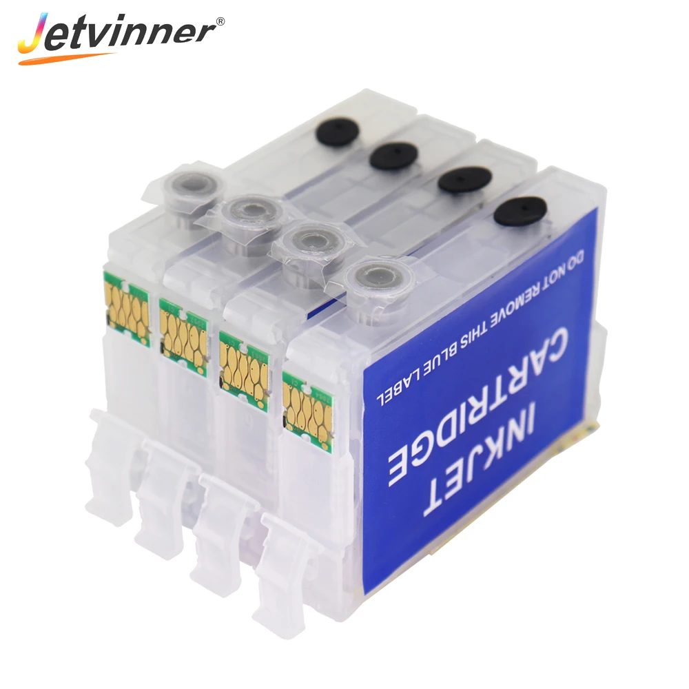 Jetvinner T1621-T162 T1631-T1634 Refillable Ink Cartridge With ARC Chip For Epson WF-2010W WF-2510WF WF-2520NF WF-2530DW WF-2540