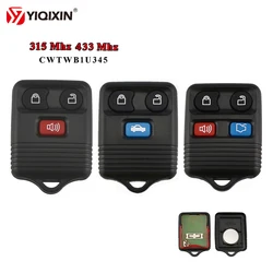 YIQIXIN 315/433MHz 3/4 Button Remote Car Key For Ford Focus Complete Escape Explorer Mustang Thunderbird Lincoln Transit Town