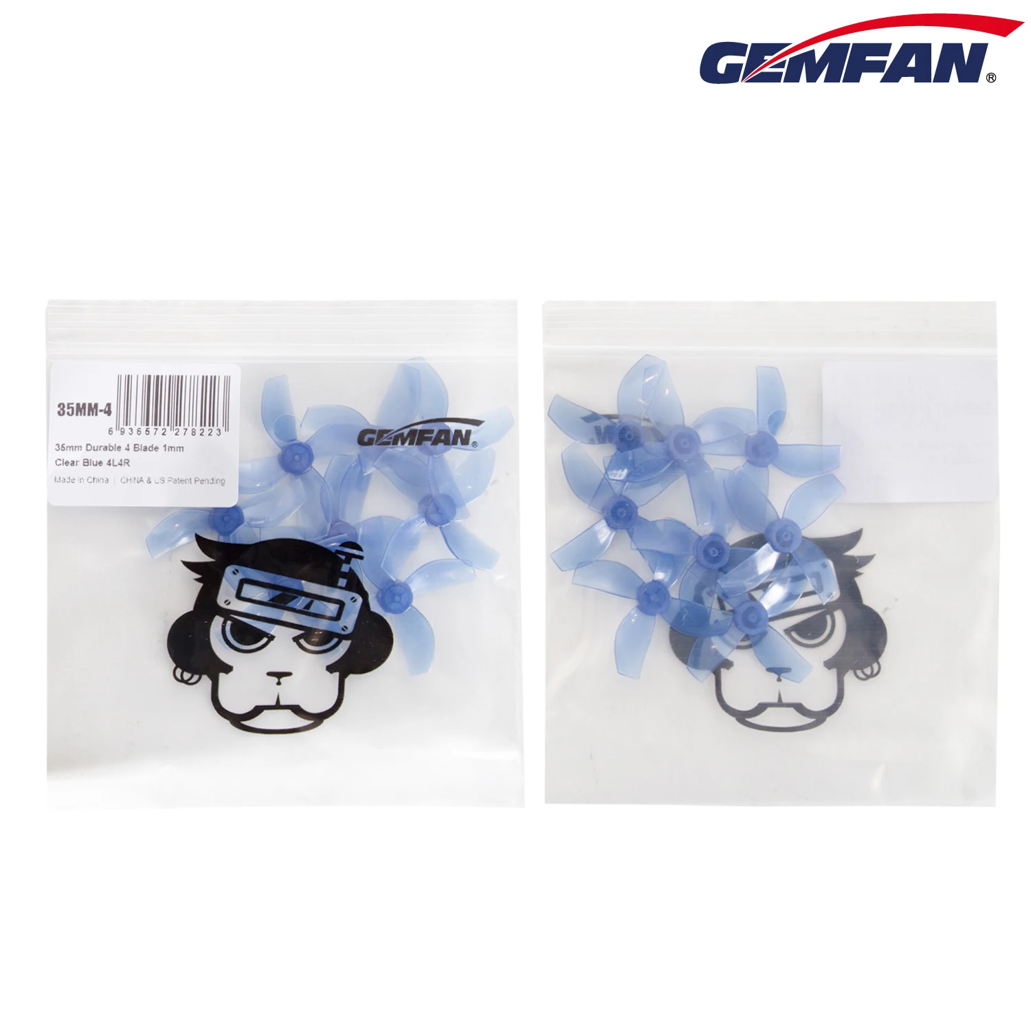 Mini hélice FPV haute efficacité, 35mm, pour moteur Tiny Whoop Quad 4 Blade 10 paire/lot Gemfan PC Hub 08028 1mm