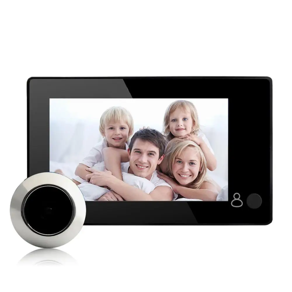 4.3inch 140 degree Wide Angle  IR Night Vision  Video Door Phone Long Time Standby  Visual Peephole Viewer