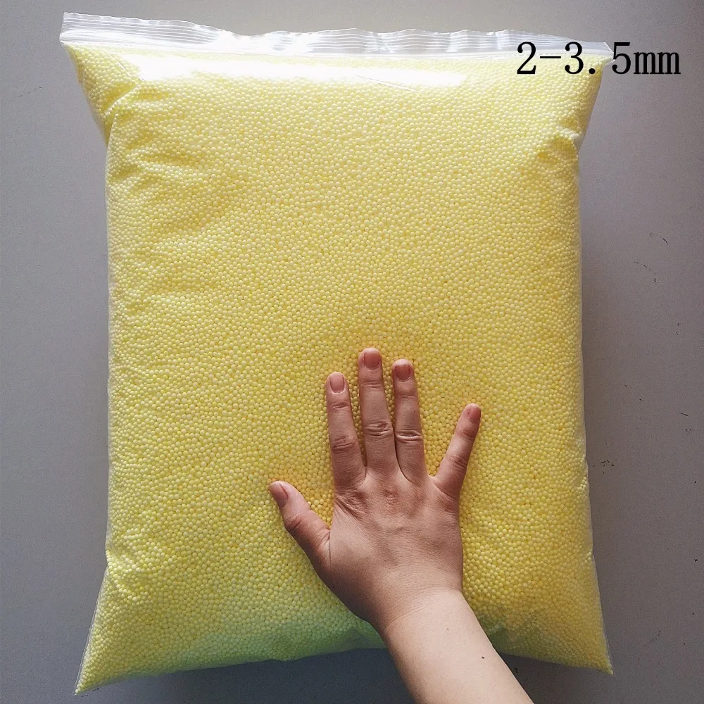 250 g/Beutel Macarons 2–3,5 mm 4–6 mm Pastell-Mini-Schaumperlen, bunte Styropor-Styropor-Füllkugeln, Basteln, DIY – Detail 6