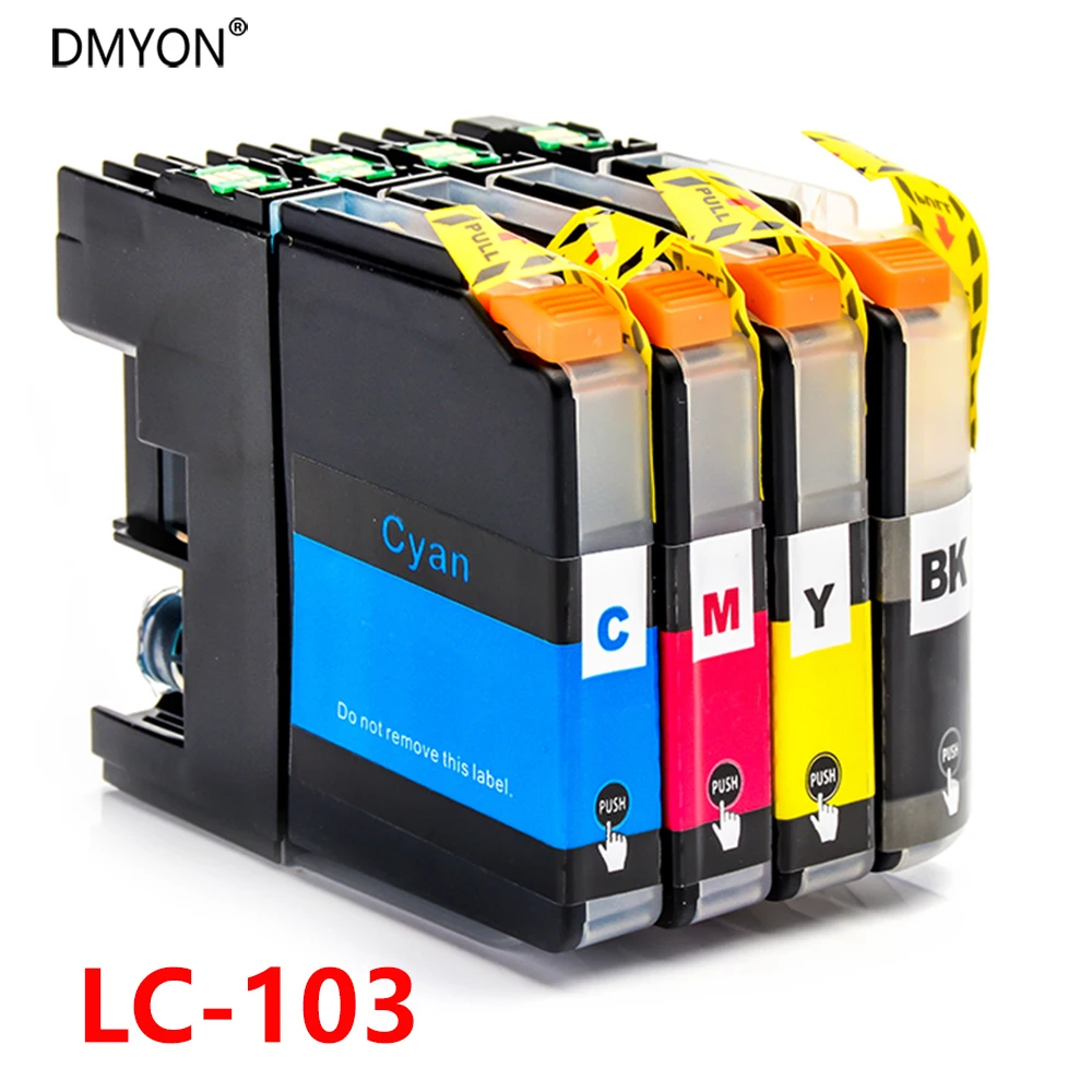 DMYON Ink Cartridge Compatible for Brother LC103 DCP-CHIP J152W MFC-J245 MFC-J285DW MFC-J450DW MFC-J470DW MFC-J475DW Lc103