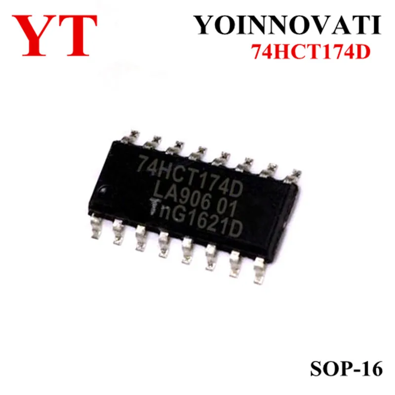  10pcs/lot 74HCT174D 74HCT174 SOP16 IC best quality.