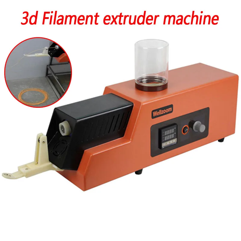 1PC REX-C100 3D Filament Extruder Machine Speed Adjustable 3D Filament Maker Desktop 3D Printing Consumables Extruder 1.75mm 3mm