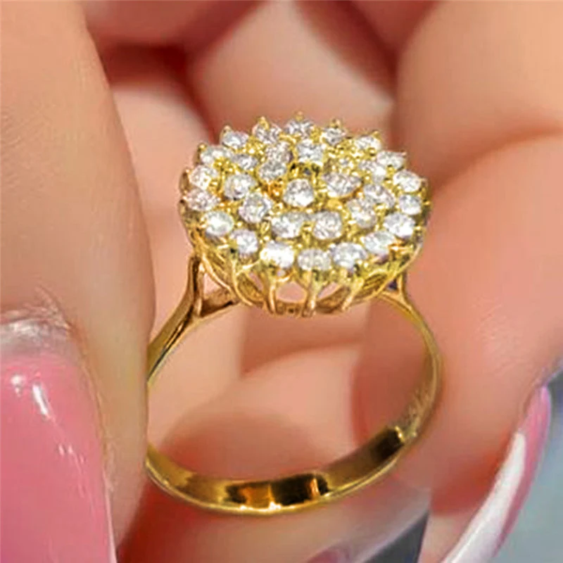 Women's Newly Designed Flower Ring in 925 Silver with AAA CZ