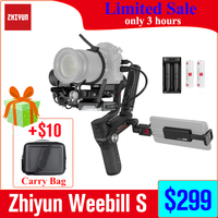 Zhiyun Weebill S 3-Axis Gimbal Stabilizer for Sony A7 III A6000 Nikon Panasonic GH5 Fuji Canon Mirrorless/DSLR Cameras