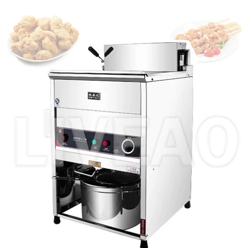 

Large Capacity Commercial Electric Fryer Stainless Steel Burger Restaurant Fried Chicken Steak Snack Machine