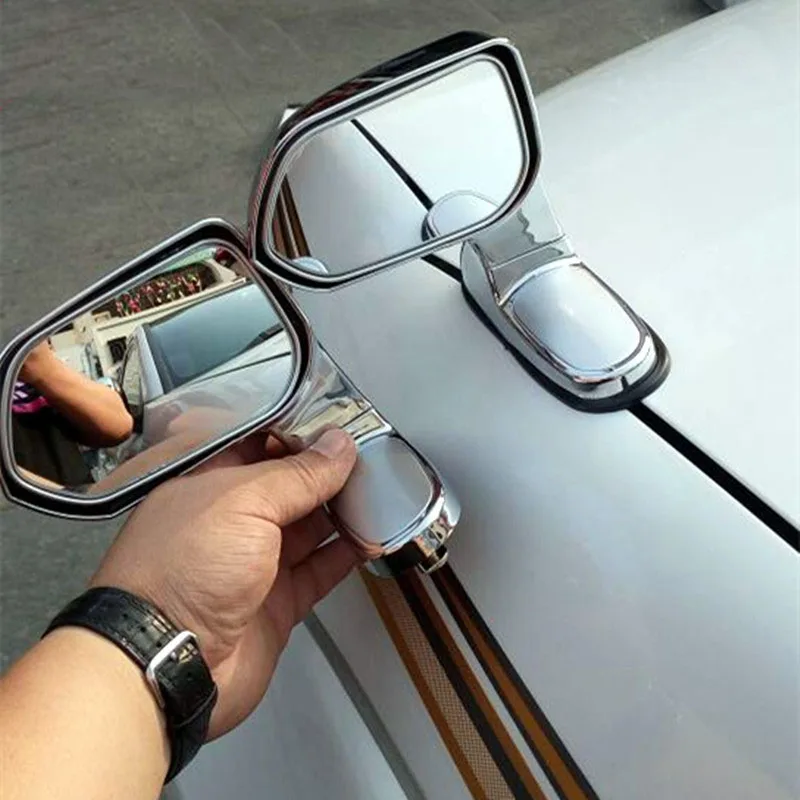 for Land Cruiser Toyota 4500 lc80 FJ80 1998-2007 2pcs Car Rear View Convex Parking Wide Angle Auxiliary Blind Spot Mirror