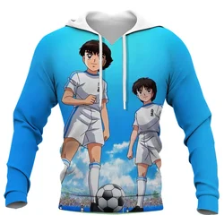 Sudaderas con capucha de capitán Tsubasa para hombre y mujer, Sudadera con capucha de Anime completamente estampada en 3D, moda de otoño, ropa de calle Unisex, jersey, triangulación de envíos