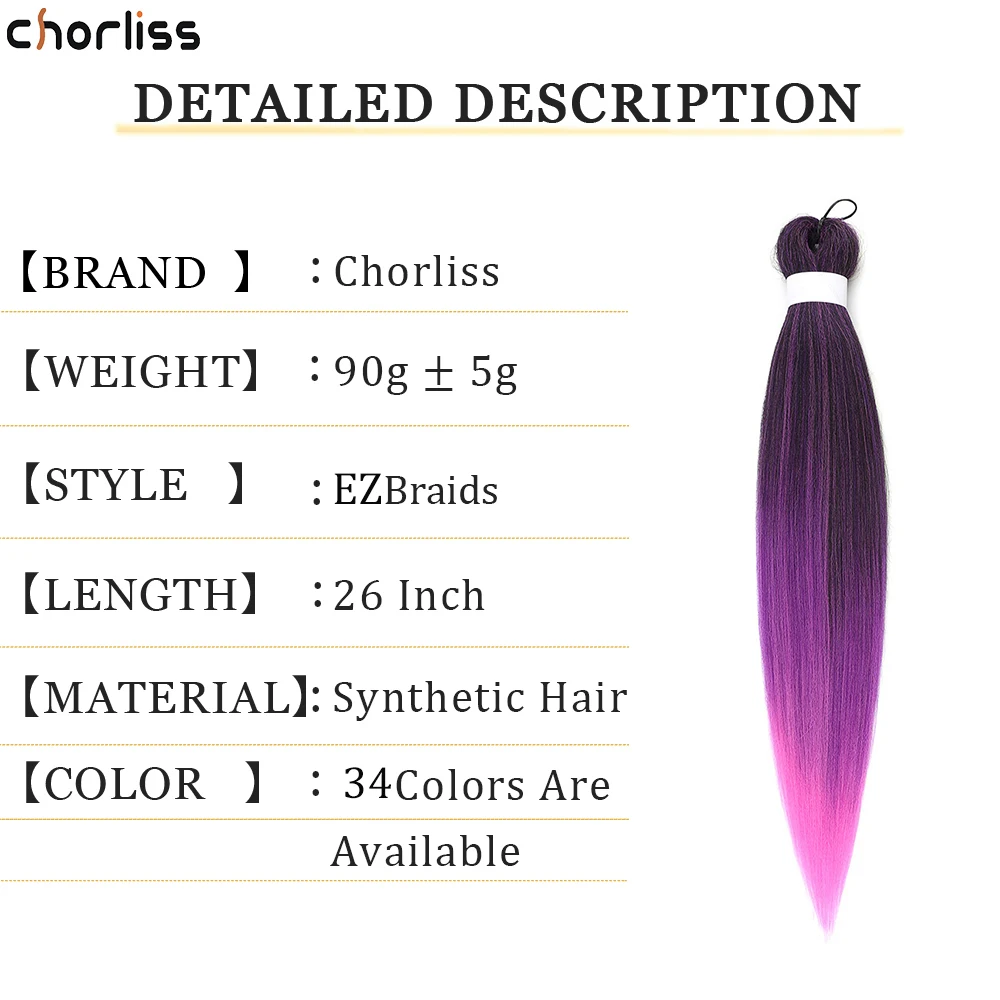 Long Synthetic Hair Braids Kanekalon Ombre Jumbo Braids Ombre Braiding Hair Synthetic Crochet Hair Pink Purple African Woman