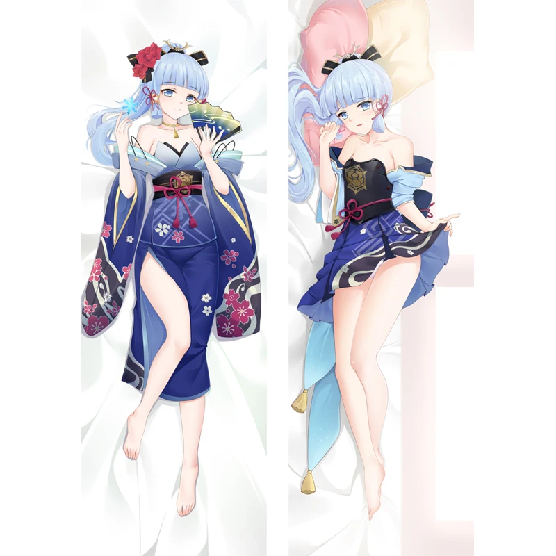 Newly Design Game Genshin Impact Kamisato Ayaka Dakimakura Cover Cosplay Gifts Pillow Cover Otaku Bedding Pillowcase