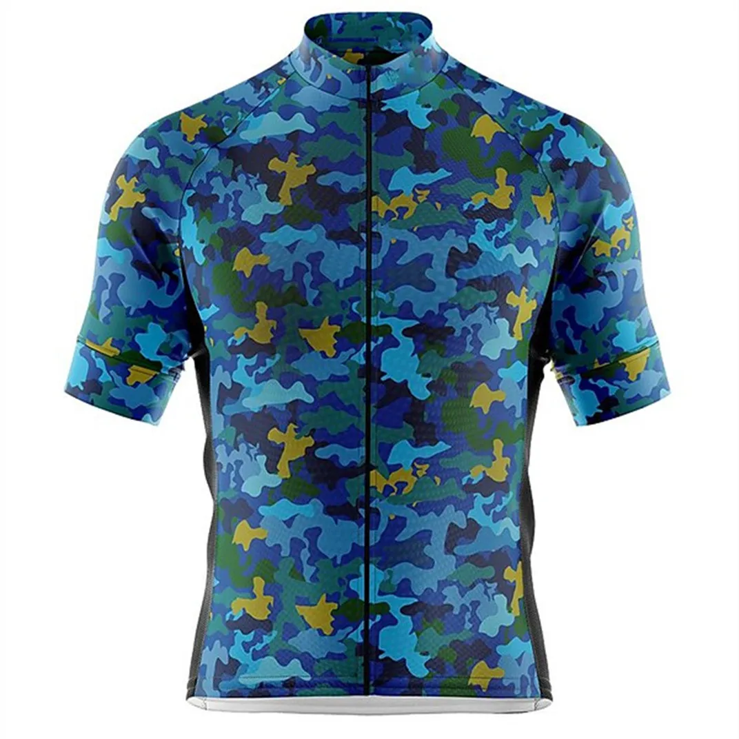 Riding Apparel Breathable Bicycle Sweat-Absorbent Outfit  Mountain  Highway Custom Short-Sleeved Cycling Manufacturers Slim Top