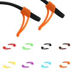 1pairs Colorful Silicone Anti-slip Ear Hook Glasses Elastic Grip Temple Tip Stoppers Holder Eyeglasses Eyewear Retainer Holder