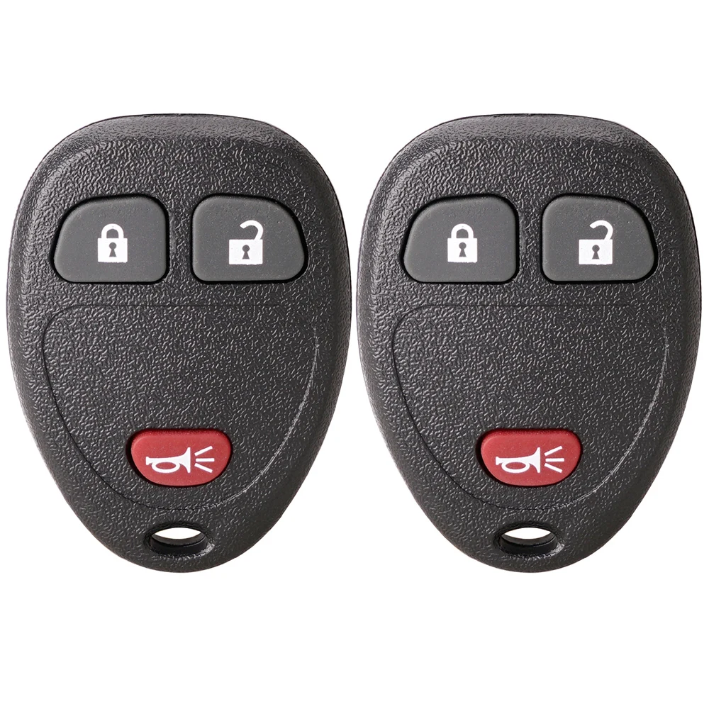 

315Mhz 4Buttons 2 Pcs Car Remote Key Fob OUC60270/OUC60221 Fit for Chevy Silverado Traverse Equinox Avalanche/Saturn Outlook Vue