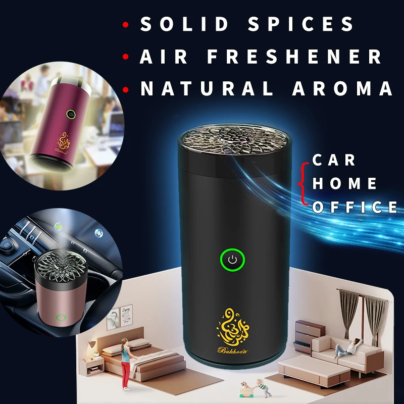 Arabic Electric Car Incense Burner Middle East Arabic Electronic Censer Mini Aroma Diffuser Distributor Aroma Electric for Home