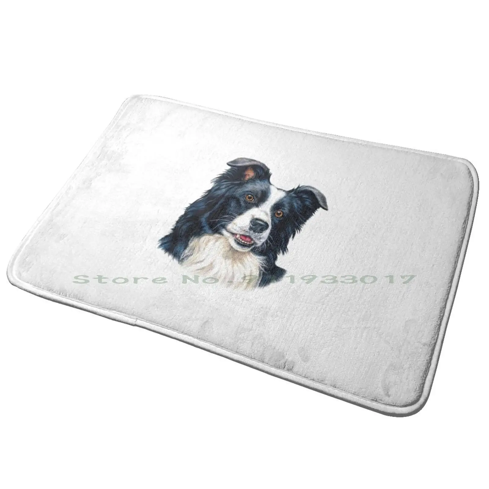 Border Collie-Cute Gift For Border Collie Dog Breeds Entrance Door Mat Bath Mat Rug Hilux Revo Trd Gazoo Racing Greece 4x4