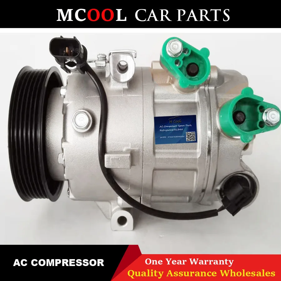 Auto AC Compressor For Hyundai Sonata engine 2.0 Year 2014 HCC Compressor AC F500-EBBDB08