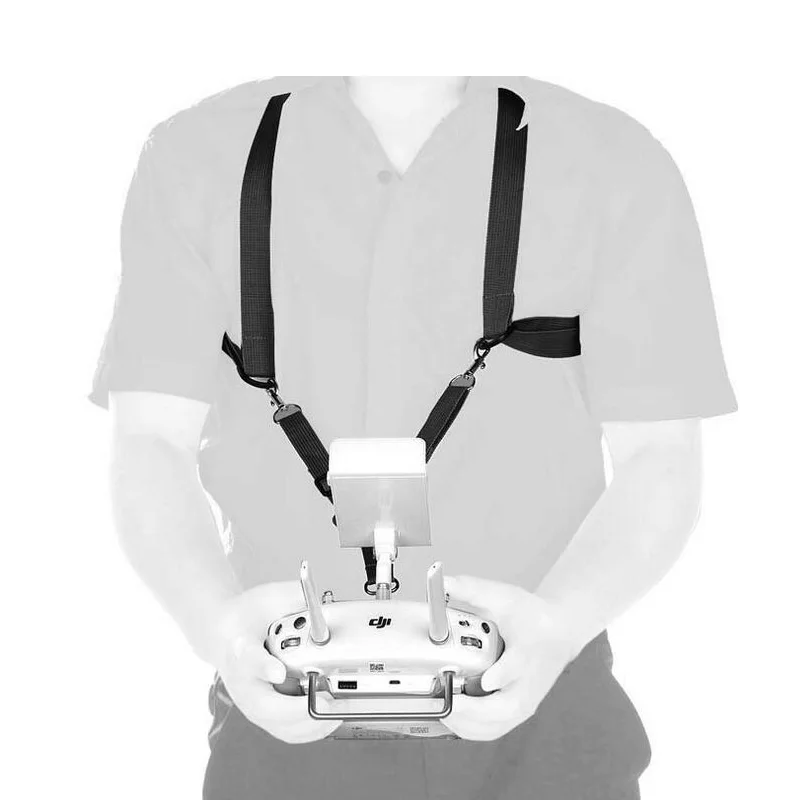 รีโมทคอนโทรลปรับสายคล้องไหล่เข็มขัดแขวนเชือกสลิงคอตะขอสำหรับ DJI Phantom 3/4 Inspire อุปกรณ์เสริม