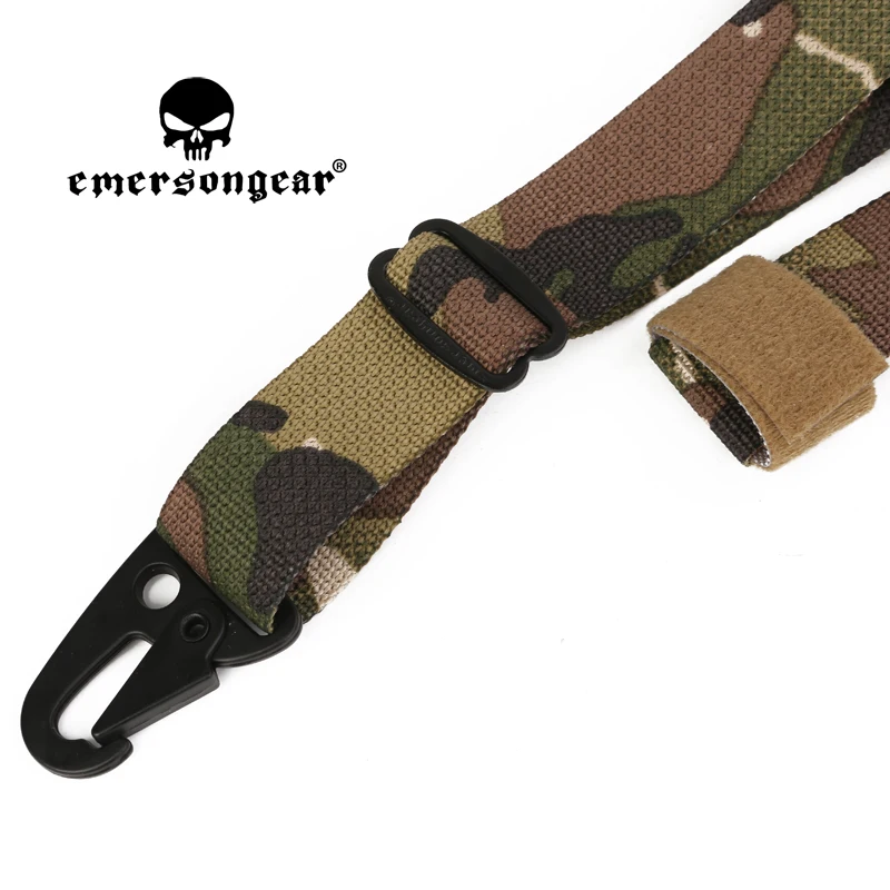 EMERSONGEAR Tactical Double Point Adjustment Sling Strap Hunting Harnesses Bungee AK Rifle Belt Airsoft Shooting Nylon