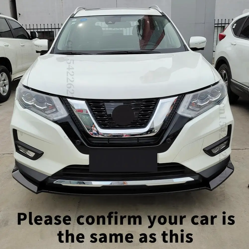 Front Bumper Lip Chin Protector Tuning Accessories Spoiler Body Kit Refit For Nissan X Trail X-Trail 2017 2018 2019 2020 2021