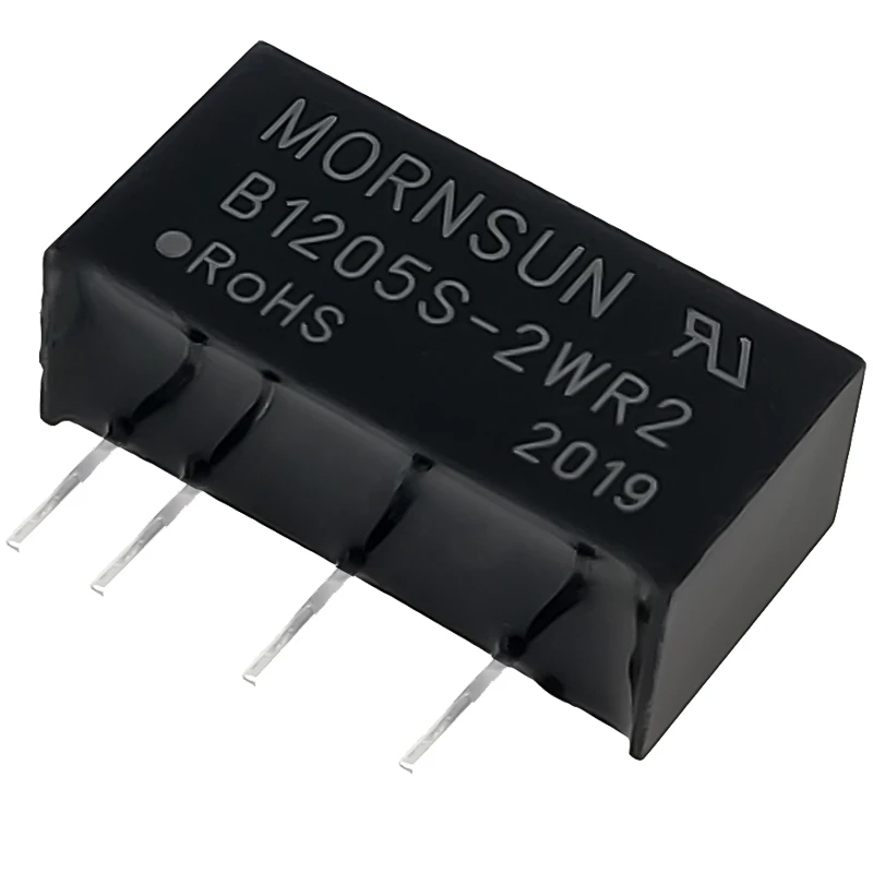 10Pcs/lot New original MORNSUN DC-DC power module B1205S-2WR2 isolated regulated power supply 12V to 5V 0.4A 1.5kV 2W B0125S-2W