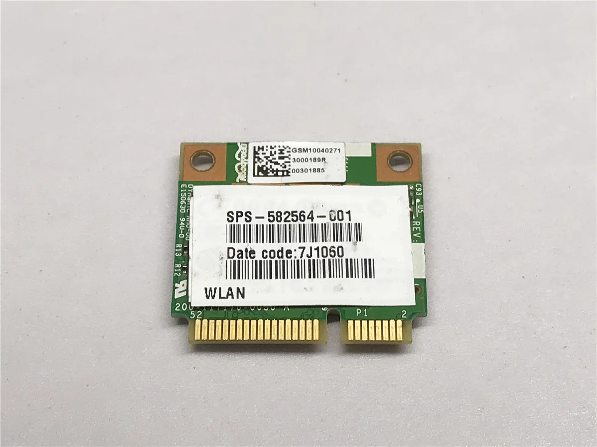 582235-001 FOR HP 2540p 8460p 4321s 65550 2560p 8560p 4510s Broadcom BCM943224HMS WLAN Wireless LAN Adapter Card 582564-001