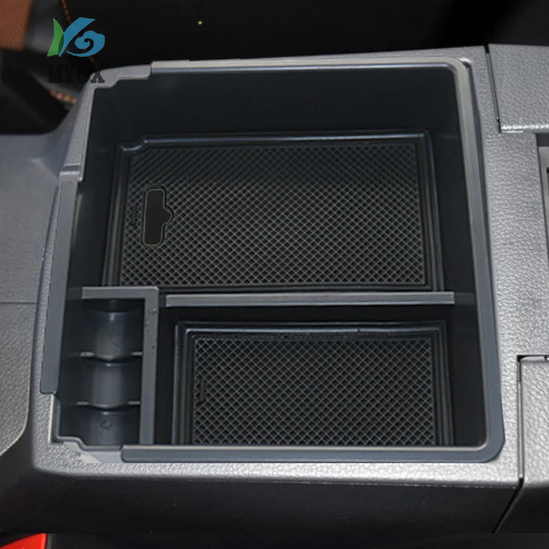 For Ford RANGER T6 T7 2015 2016-2019 Central Armrest Storage Box Container Holder Tray Car Organizer Accessories Car Styling