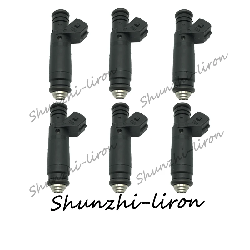 6pcs 630cc Fuel Injector Nozzle For FORD AUDI GENUINE SIEMENS DEKA 60lb LS1 LS6 Mustang 5.0 630cc  EV1 FL114961 FI114961