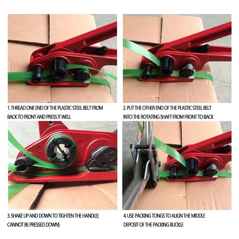 Electric Packing Pliers Strapping Manual Sealless Tool Equipment PP Straps Heating Welding Carton Packaging Sealing Packer