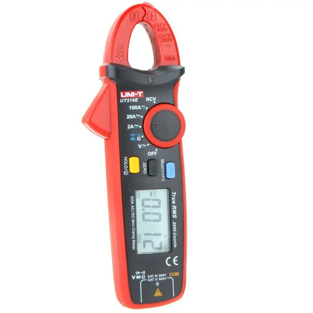 True RMS Mini Digital Clamp Meters AC/DC Current Voltage Auto Range VFC Capacitance Non Contact Multimeter Diode