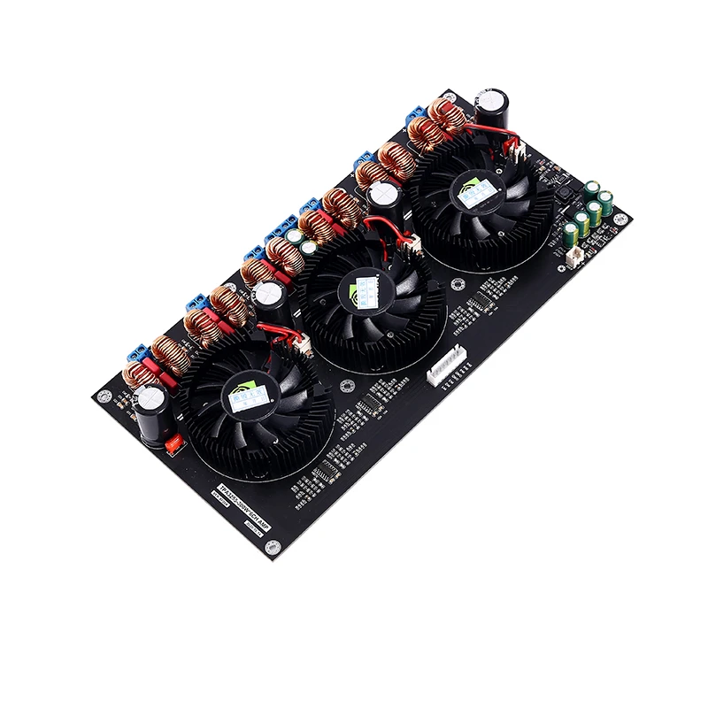 

TPA3255 six-channel 5.1 digital high-power class D power amplifier board 300W*6 (luxury fan version)