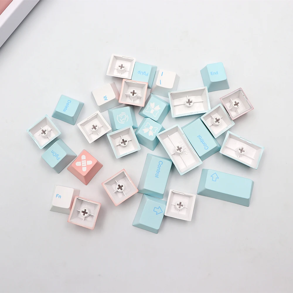 GMK-KEY Noel Nhuộm Subb Keycaps PBT Anh Đào Hồ Sơ Đức Pháp Ý Tây Ban Nha Anh ISO Chìa Khóa Mũ Lưỡi Trai TKL GK61 96 GMMK MX