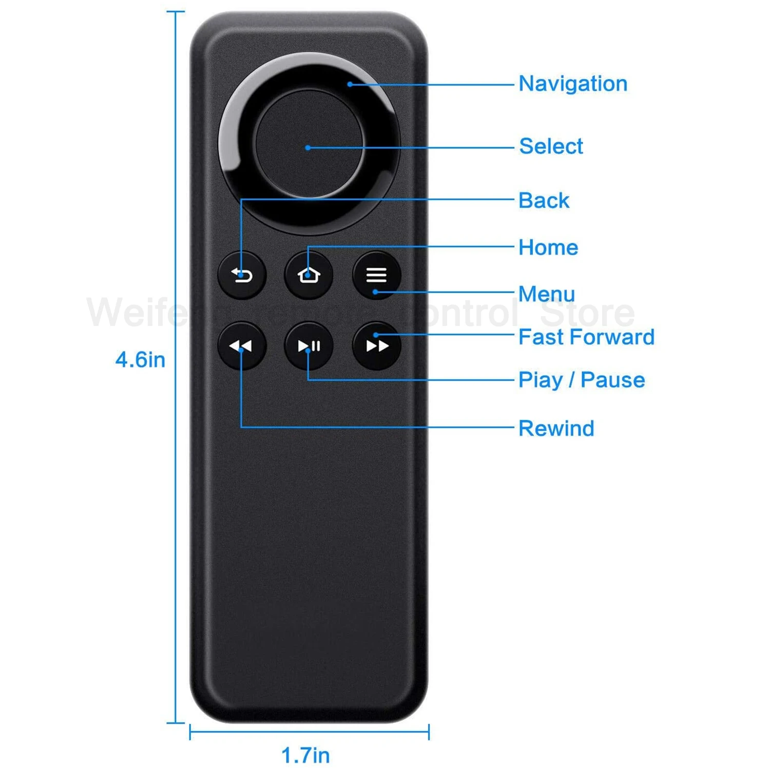 Remote Control For Amazon Fire Tv Stick 4k Remote Control CV98LM PE59CV L5B83H PT346SK Alexa Voice TV