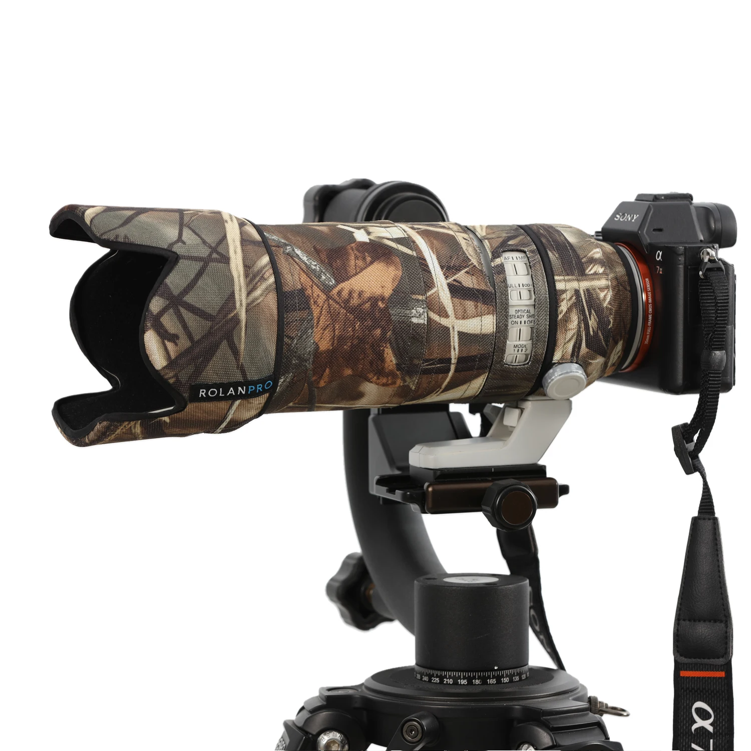 ROLANPRO مقاوم للماء عدسة التمويه معطف لسوني FE 70-200 مللي متر f/2.8 GM OSS عدسة حافظة سوني SEL70200 SLR غطاء كم Foto حقيبة