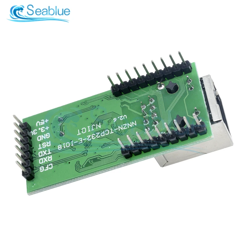 Imagem -05 - Ethernet Ttl Rs232 Série Ttl para Tcp ip Rj45 Conversor Módulo de Transmissão 3.3v ou 5v Suporte Automático Mdi Mdix Pcs