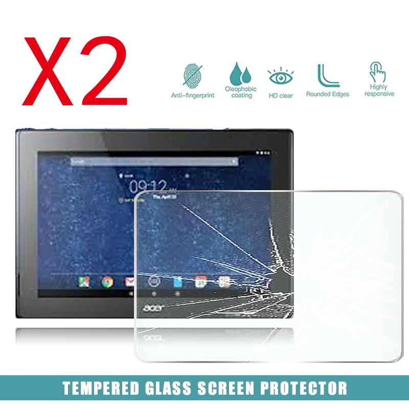 2 szt Tablet szkło hartowane Screen Protector Cover dla Acer Iconia Tab 10 A3-A30 10.1 "Anti-Screen Breakage folia hartowana