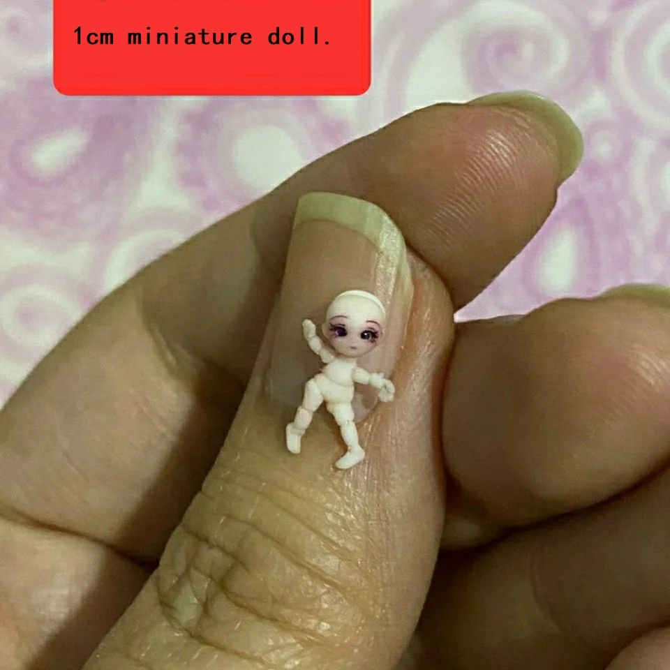 장난감 집 엄지 인형, 2.2 cm 미니어처 BJD 인형