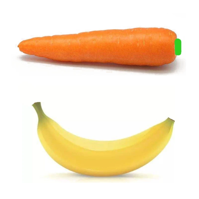 Shapeable Banana Carrot  Vegetable Squeeze Toy Novelty Toy Fidget Toy Stress Relief Not Squish Toy Kids New Toy