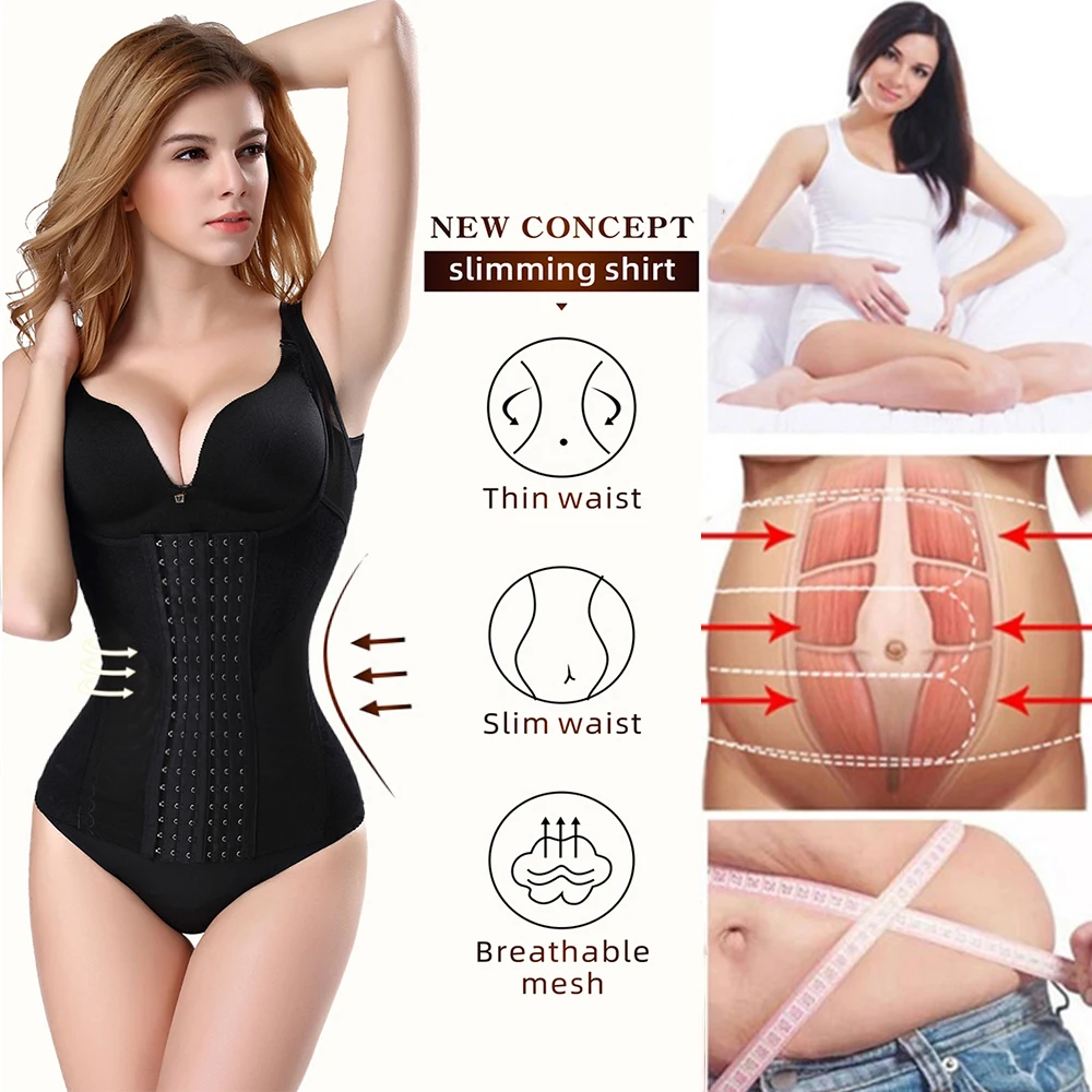 Waist Corset Postpartum Sheath Tummy Top Trainers Shapewear Women Slimming Sheath Woman Flat Belly Waist Trainer Body Shaper