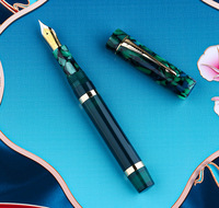 Moonman M700 Resin Luxury Fountain Pen BOCK F Nib #6 Ink Pen Original Box
