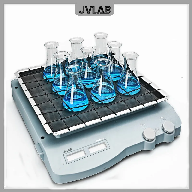 Agitador Orbital (3kg) con placa fija, rango de velocidad de SK-O330-M, 70 ~ 400rpm, Motor de CC sin escobillas, agitador Orbital Digital LCD superior fijo