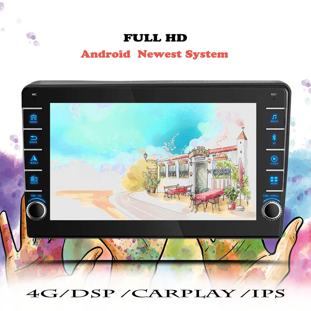 Multimedia Player Car Auto Radio For Hyundai H1 2007 - 2010 2011 2012 2013 2014 2015 Android 14 8G Navigation GPS DVD Head Unit